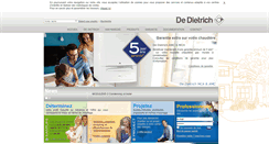 Desktop Screenshot of fr.dedietrich-heating.be