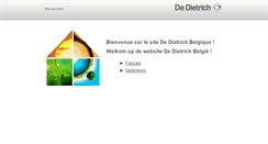 Desktop Screenshot of dedietrich-heating.be