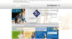 Desktop Screenshot of nl.dedietrich-heating.be