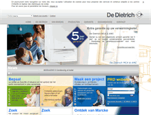 Tablet Screenshot of nl.dedietrich-heating.be