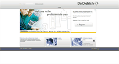 Desktop Screenshot of pro.dedietrich-heating.com